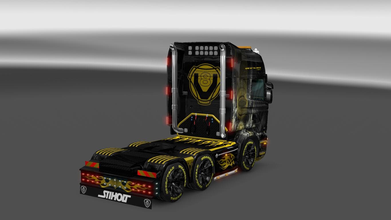 SCANIA RJL KING OF THE ROAD SKIN screenshot 3