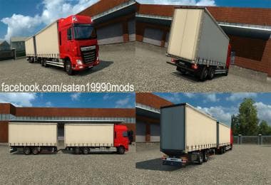DAF XF EURO 6 TANDEM – Trucks mod for Euro Truck Simulator 2