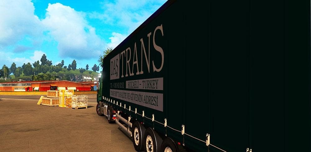 TIRSAN TRANSPORT TRAILER – Trailers mod for Euro Truck Simulator 2