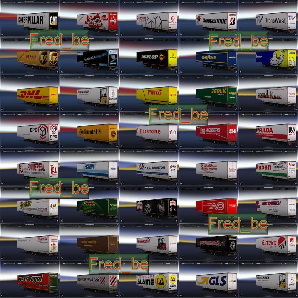 TRAILER PACK JUMBO – Trailers mod for Euro Truck Simulator 2