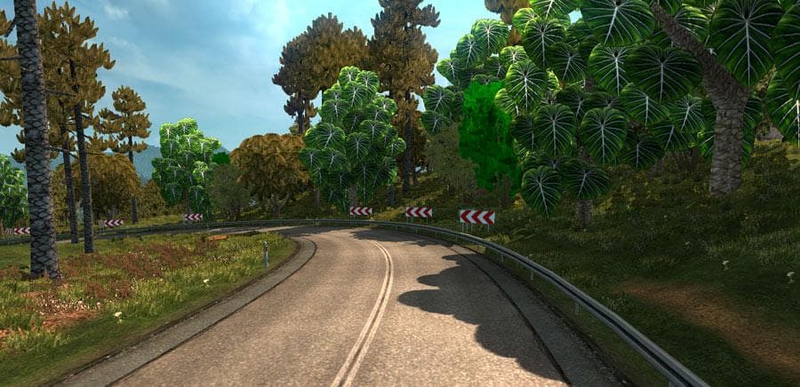 TROPICAL TREES MOD – Parts mod for Euro Truck Simulator 2
