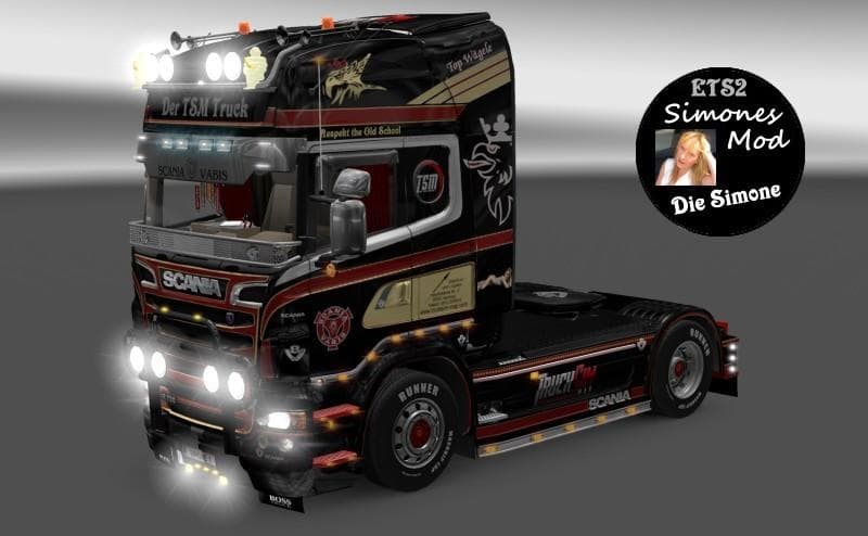 TSM SCANIA TRUCK – Skins mod for Euro Truck Simulator 2