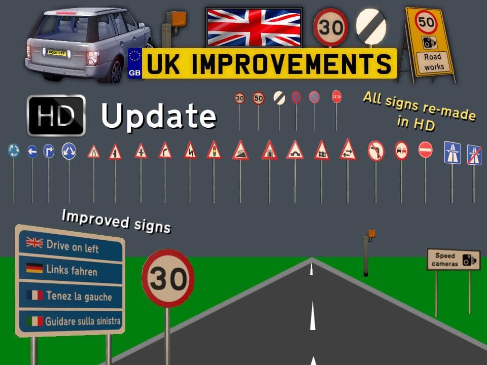 UK IMPROVEMENT [HD UPDATE – 1.19] – Maps mod for Euro Truck Simulator 2
