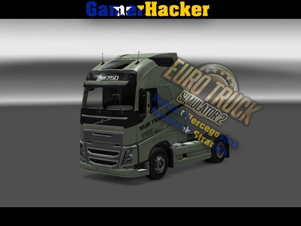 VOLVO FH 2012 NUR TRANS GREEN SKIN – Skins mod for Euro Truck Simulator 2