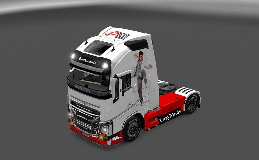 VOLVO FH 2013 JACKIE CHAN SKIN FOR VOLVO 2013 – Skins mod for Euro Truck Simulator 2