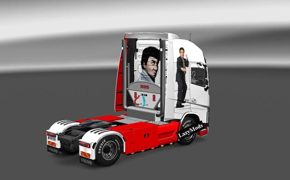 VOLVO FH 2013 JACKIE CHAN SKIN FOR VOLVO 2013 – skins screenshot 2