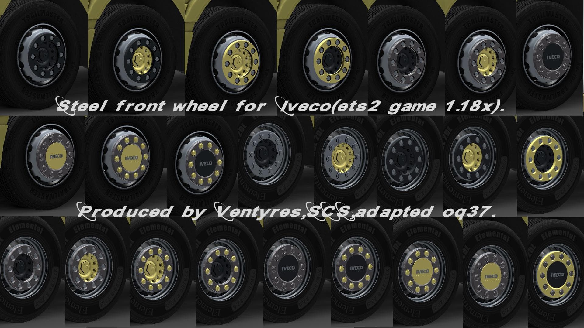 IVECO WHEELS PACK 1.19.X – Parts mod for Euro Truck Simulator 2