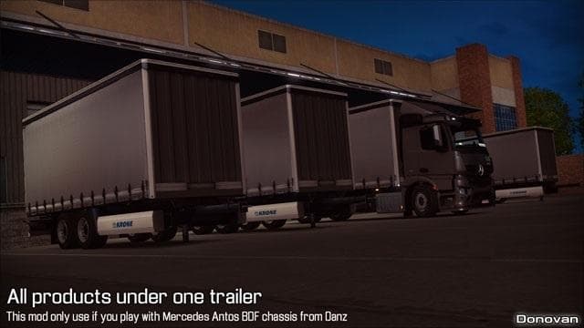 ALL PRODUCTS UNDER ONE TRAILER FROM DANZ – Trailers mod for Euro Truck Simulator 2