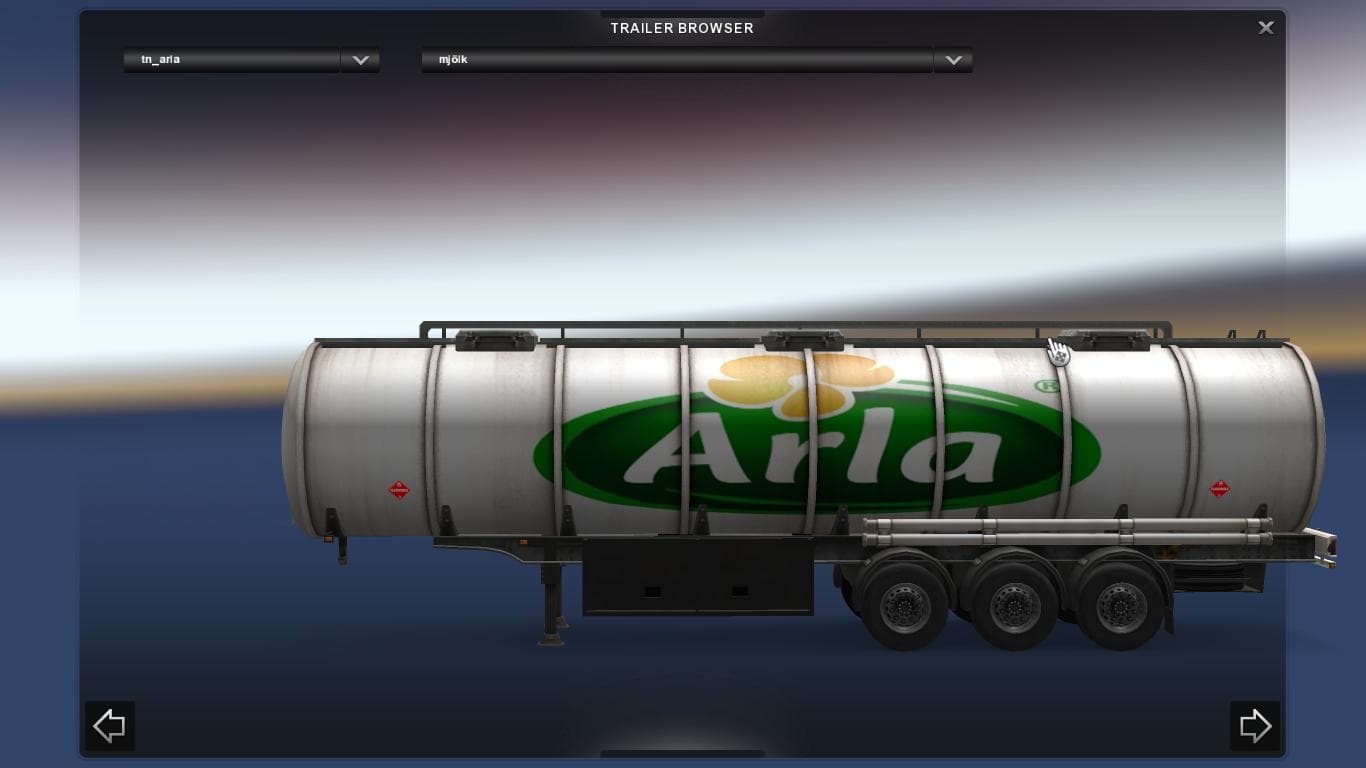 ARLA TRAILER 1.19.XX – Trailers mod for Euro Truck Simulator 2