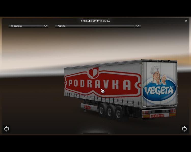 CROATIAN PODRAVKA TRAILER – Trailers mod for Euro Truck Simulator 2