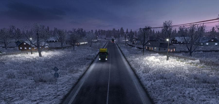 Frosty Winter Weather – Maps mod for Euro Truck Simulator 2