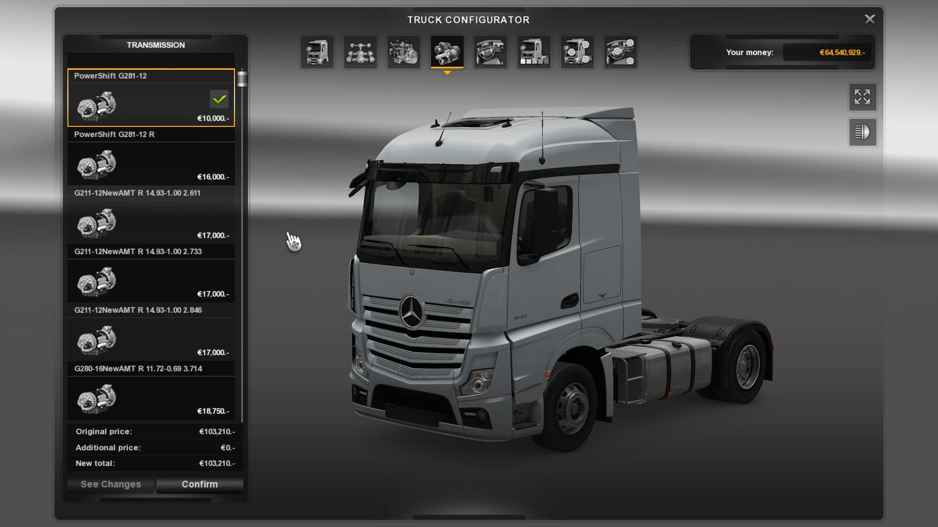 GEARBOX FOR ALL TRUCKS 1.3 screenshot 3