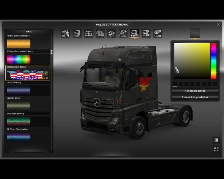 GERMANY SKIN CREST OF 1848 – Skins mod for Euro Truck Simulator 2