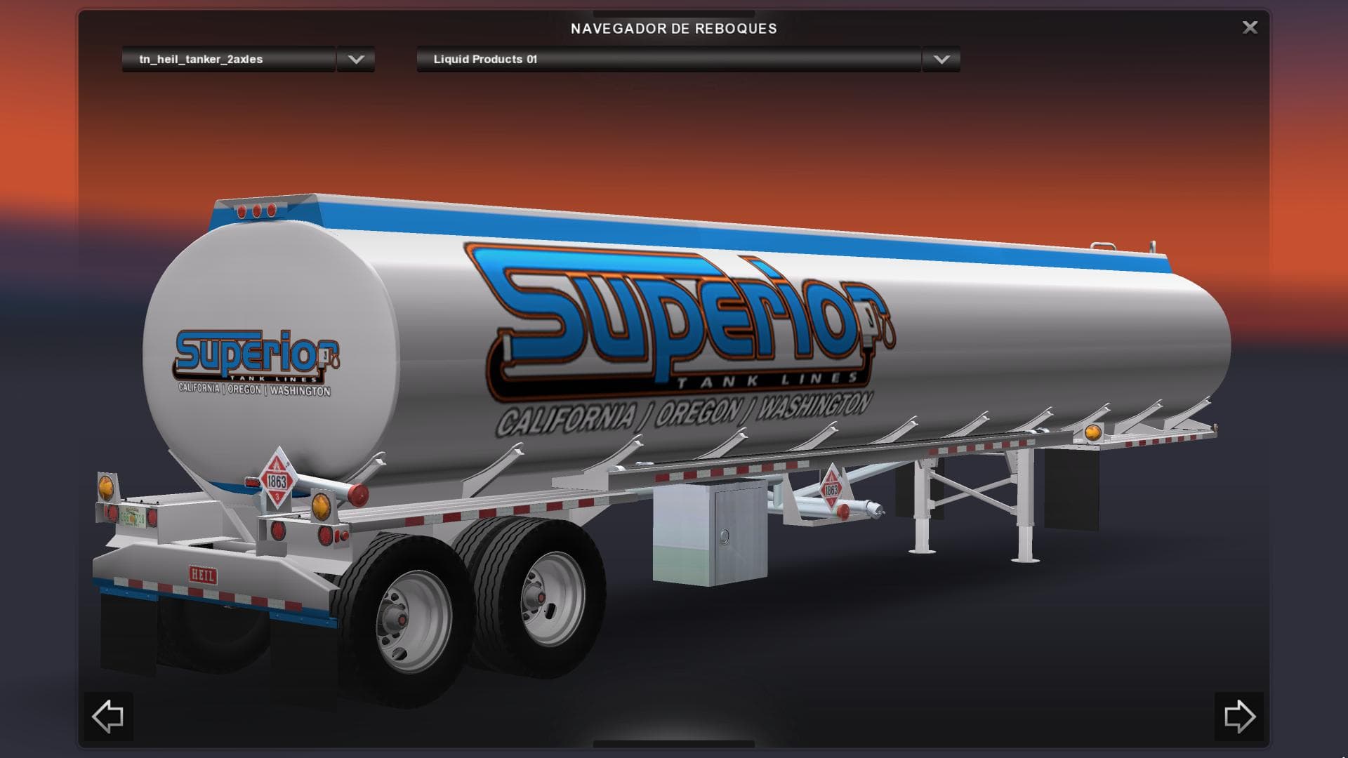 HEIL TANKER TRAILER 2 AXLES – Trailers mod for Euro Truck Simulator 2