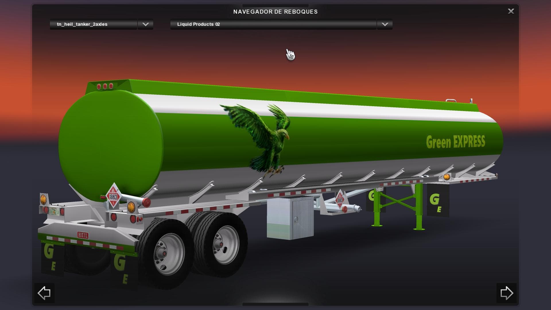HEIL TANKER TRAILER 2 AXLES V1.1 screenshot 2
