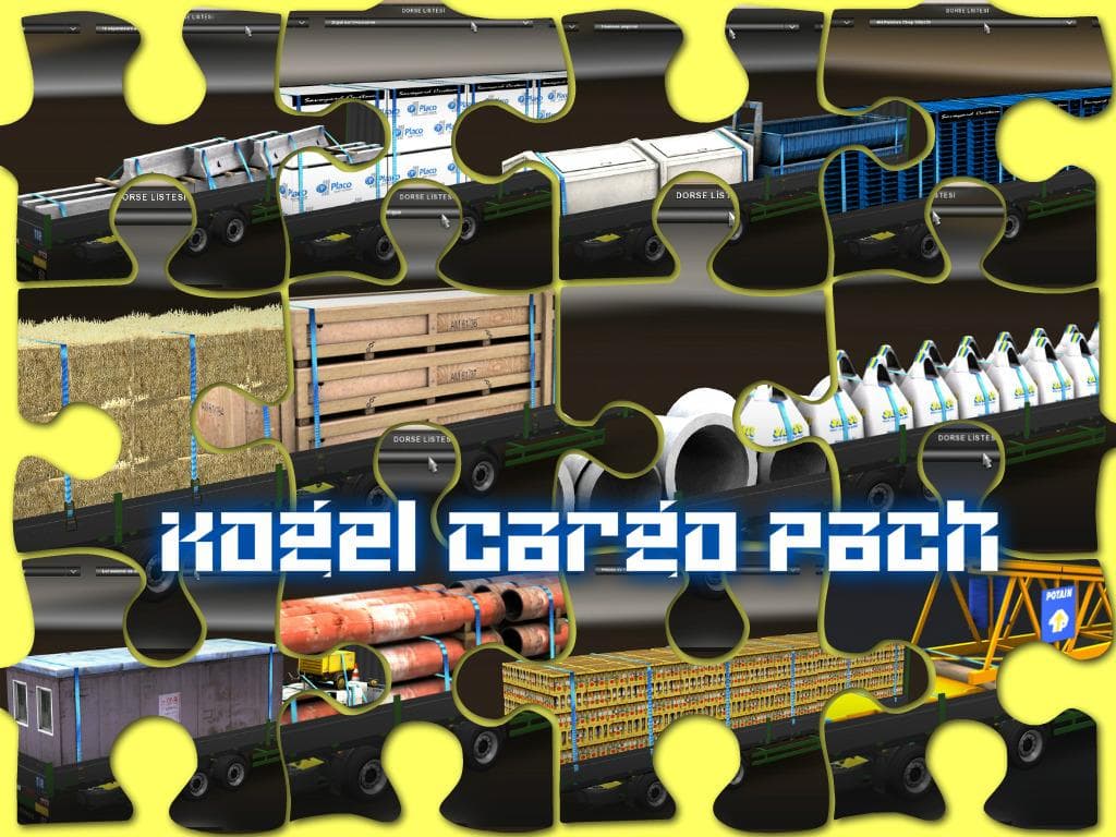 KOGEL TRAILER + 15 CARGO PACK V1 1.20 – Trailers mod for Euro Truck Simulator 2