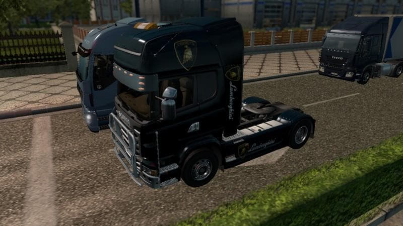 LAMBORGHINI FOR SCANIA R 2009 – Skins mod for Euro Truck Simulator 2
