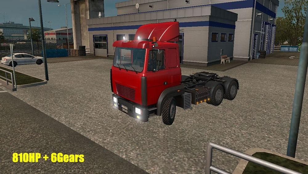 MAZ 6422M 810 hp 6 Gears – Parts mod for Euro Truck Simulator 2