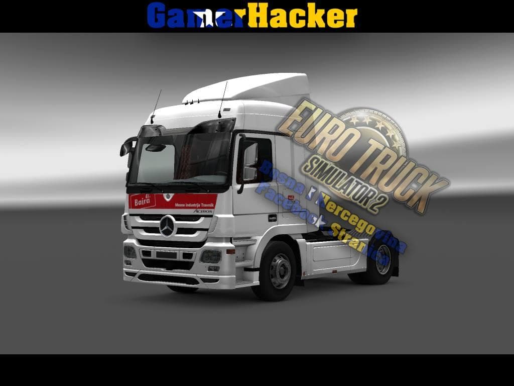 MERCEDES ACTROS MP3 BAJRA SKIN – Skins mod for Euro Truck Simulator 2