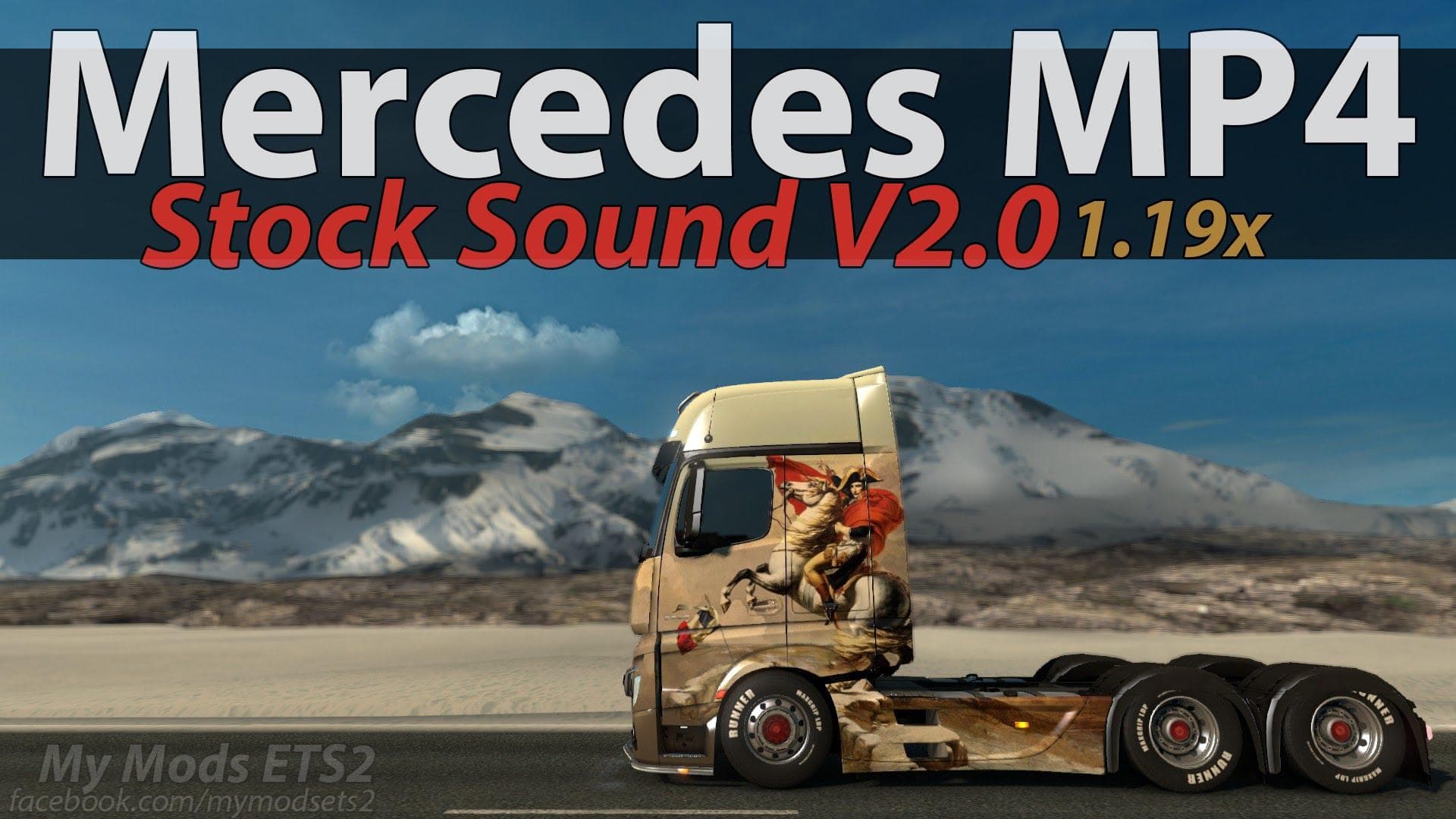 MERCEDES ACTROS MP4 STOCK SOUND (1.19.X) – Sounds mod for Euro Truck Simulator 2