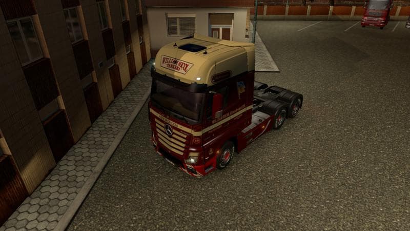 MERCEDES ACTROS VARNISHING – Skins mod for Euro Truck Simulator 2