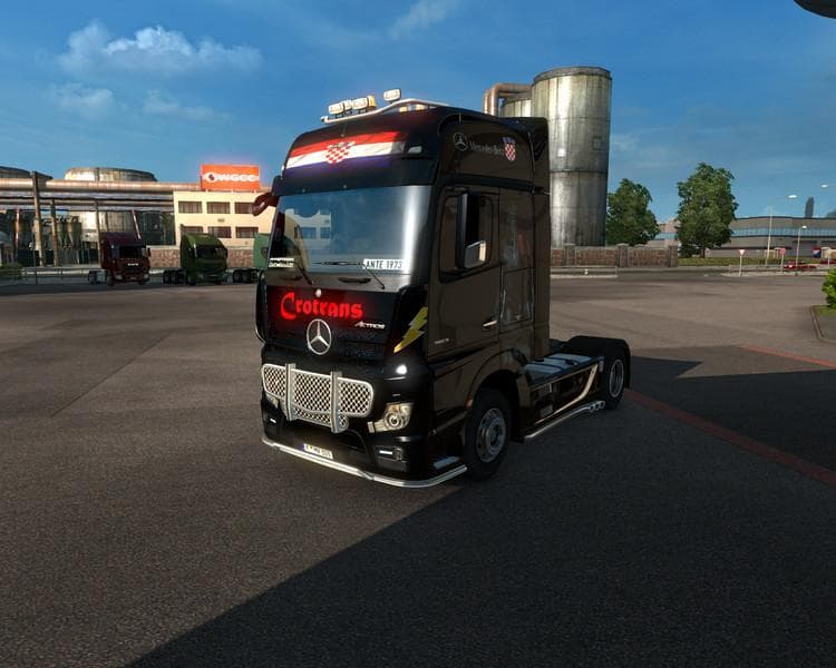 MERCEDES BENZ ACTROS MP4 – Trucks mod for Euro Truck Simulator 2
