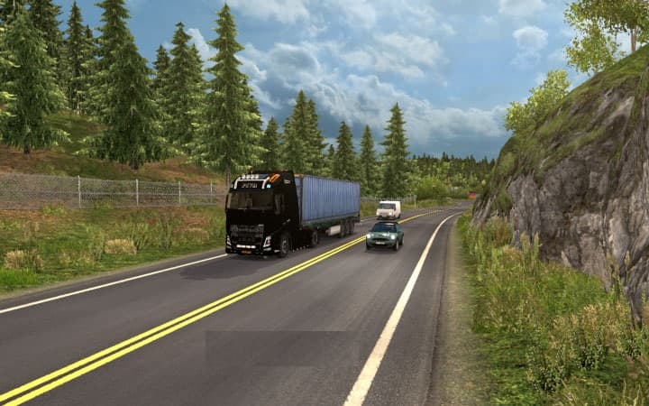 ETS2 Overtaking Allowed – Other mod for Euro Truck Simulator 2