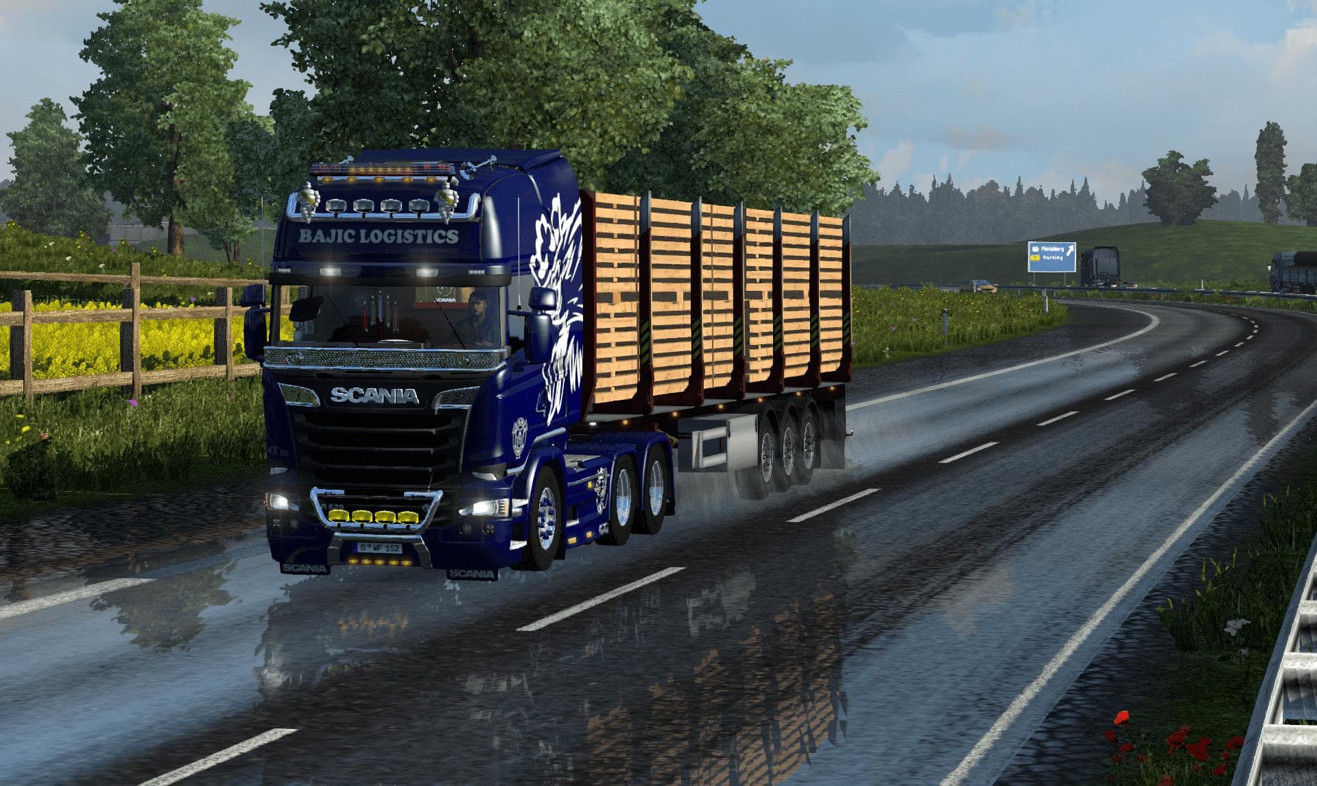 REALISTIC RAIN & FOG & THUNDER SOUNDS – Sounds mod for Euro Truck Simulator 2