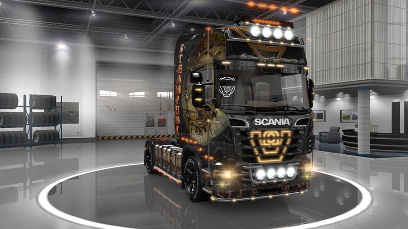 SCANIA R STEAMPUNK SKIN – Skins mod for Euro Truck Simulator 2