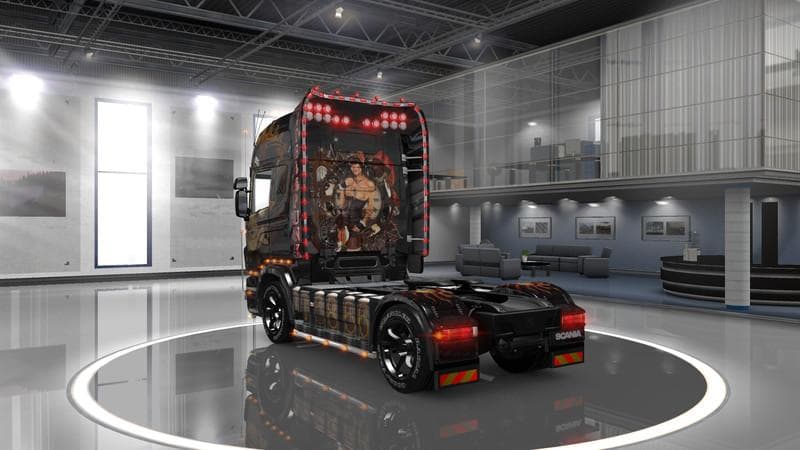 SCANIA R STEAMPUNK SKIN V1.0 screenshot 3