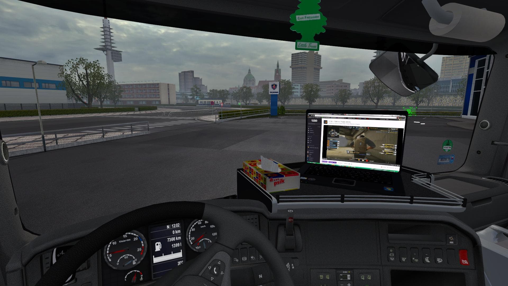 SCANIA R440 WHITE BY RAFAL AND HYPIA02 screenshot 3