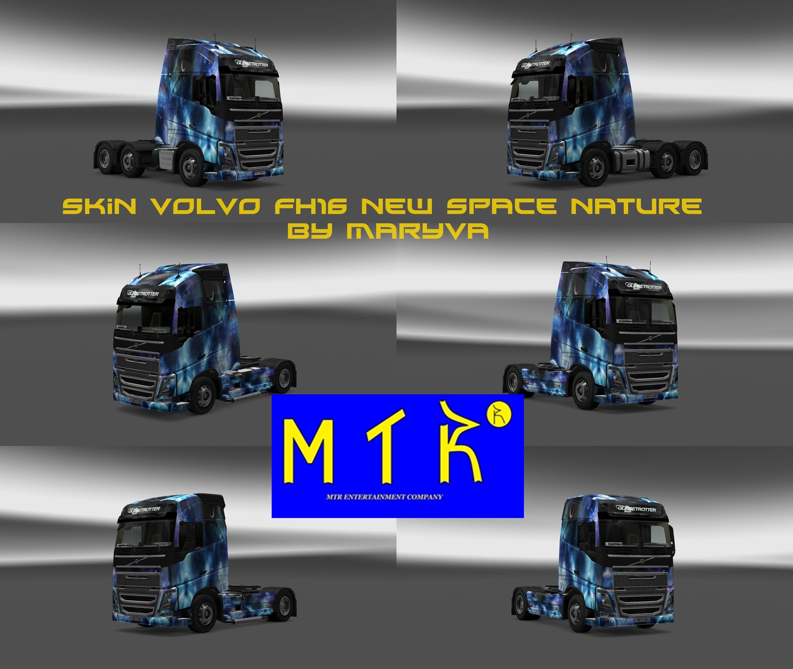 SKIN VOLVO FH16 NEW SPACE NATURE screenshot 3