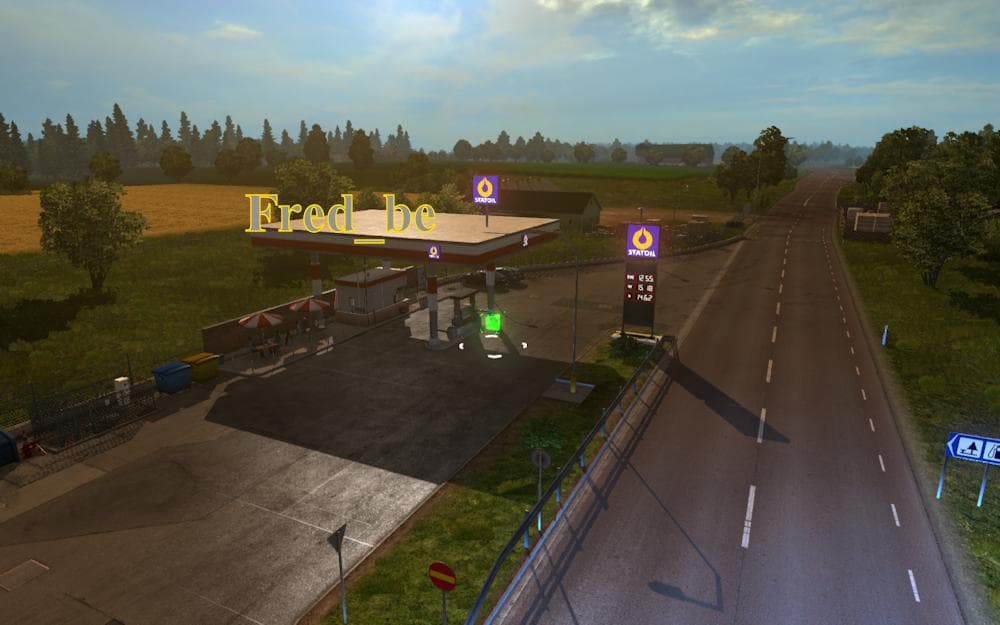 STATOIL GAS STATION – Maps mod for Euro Truck Simulator 2