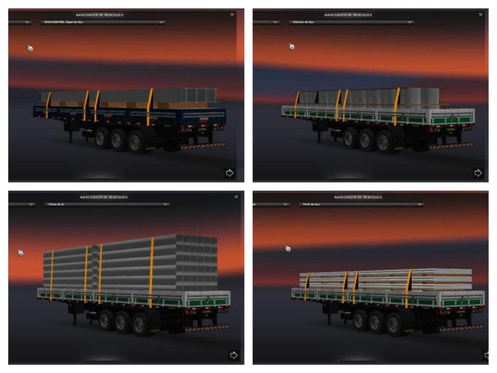 TRAILERS PACK V 1.4 FROM MAP EAA – Trailers mod for Euro Truck Simulator 2