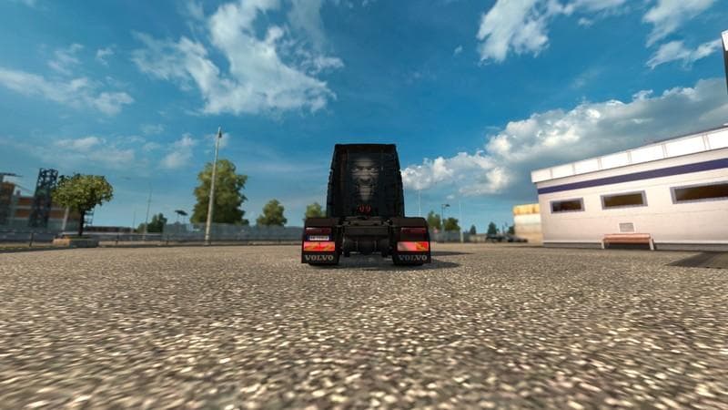 VOLVO FH 12 UNDERTAKER PAINT JOB V1.0 screenshot 2