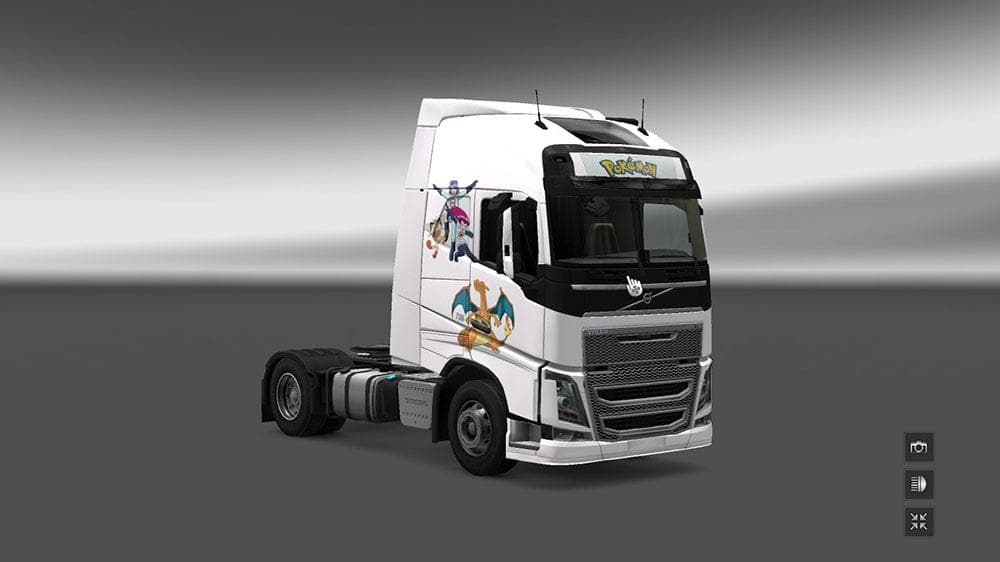 VOLVO FH 2012 POKEMON SKIN – Skins mod for Euro Truck Simulator 2