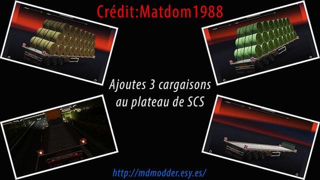 3 NEW CARGO FLAT BED 1.19.XX AND 1.20.XX – Trailers mod for Euro Truck Simulator 2