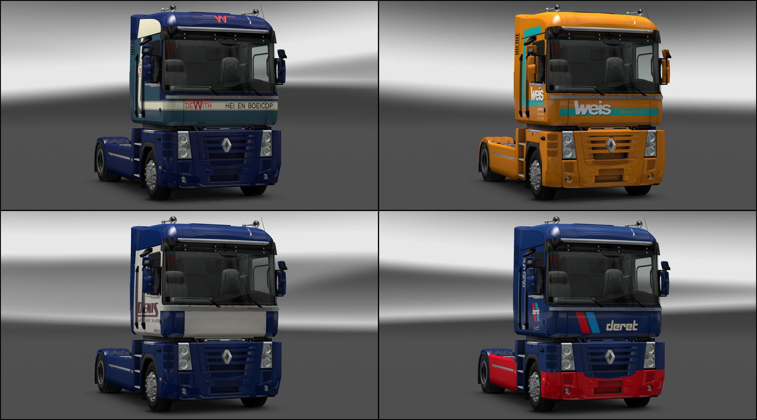 Renault Magnum Skin Pack 1.20.x – Skins mod for Euro Truck Simulator 2