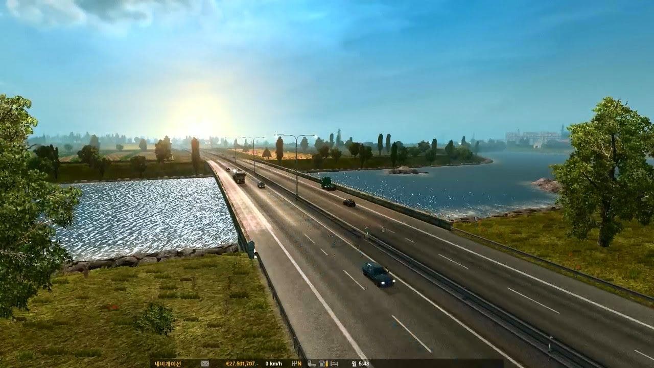 Always sunny weather mod without night – Sounds mod for Euro Truck Simulator 2