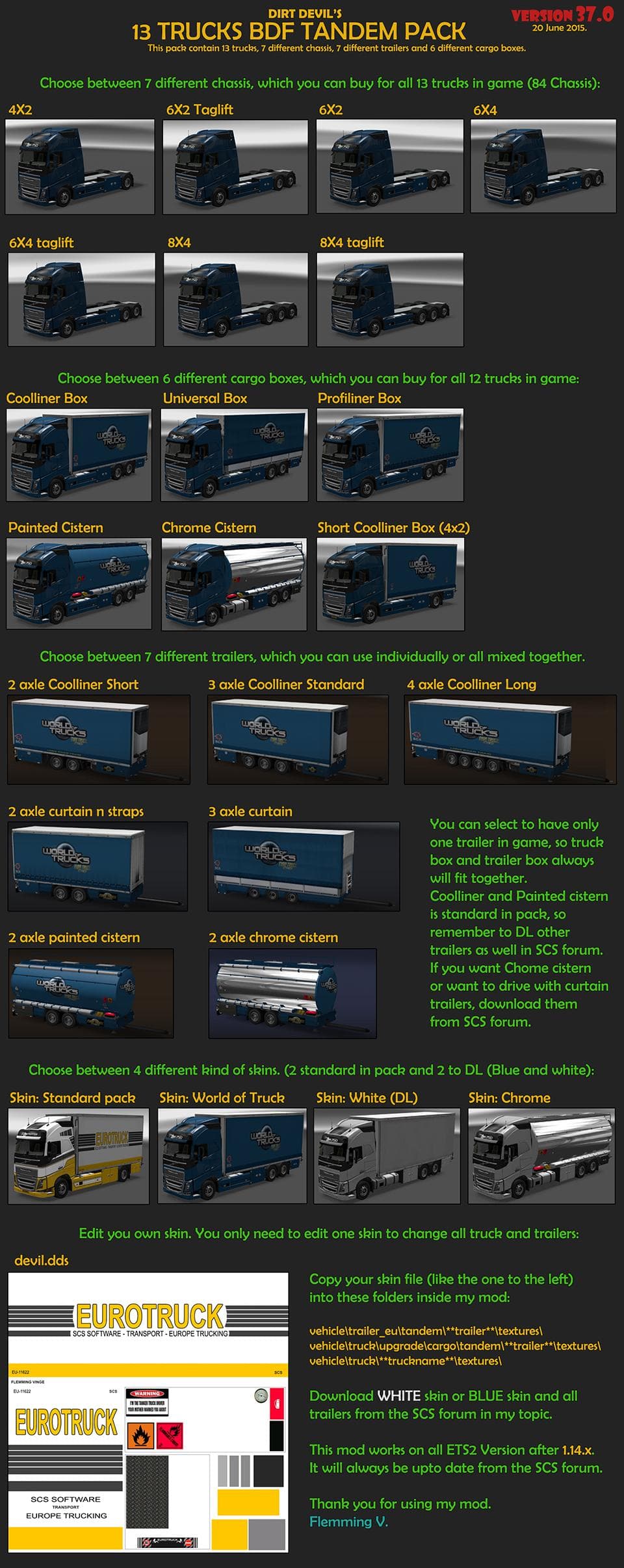 BDF Tandem Truck Pack – parts screenshot 2