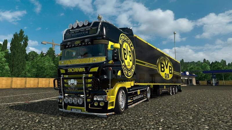 BORUSSIA DORTMUND – Skins mod for Euro Truck Simulator 2