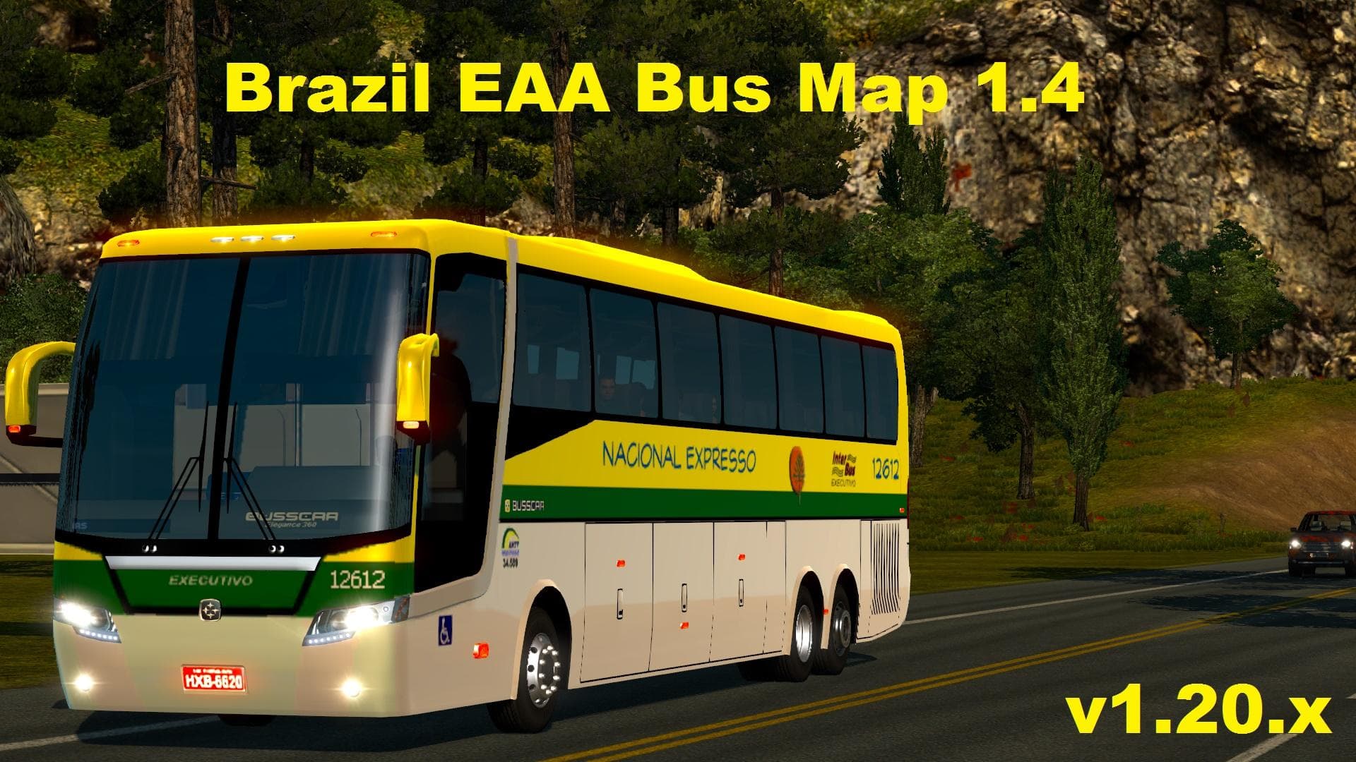 Brazil EAA Bus Map 1.4 1.20 – Maps mod for Euro Truck Simulator 2