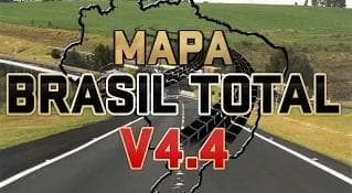 BRAZIL MAP 4.4 – Maps mod for Euro Truck Simulator 2
