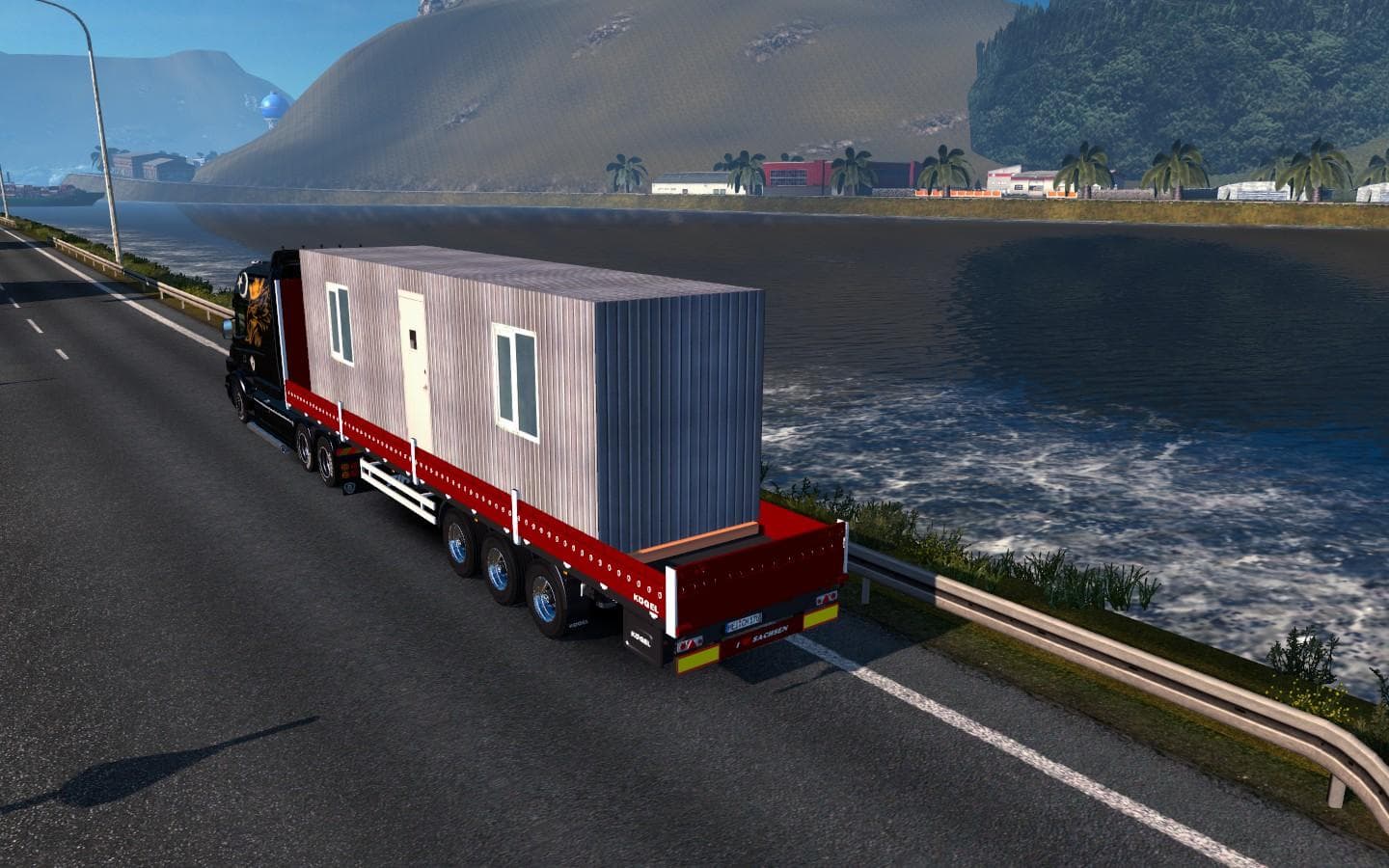 CONTAINER TRAILER [GREEN] 1.19-1.20 – Trailers mod for Euro Truck Simulator 2