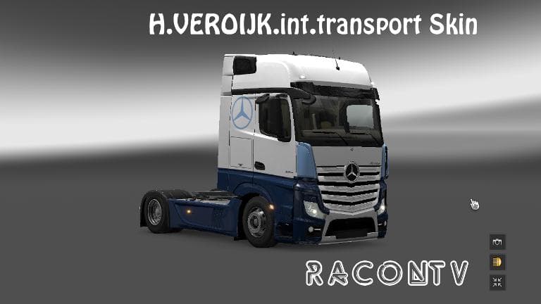 H.VEROIJK INT.TRANSPORT 1.20 – Skins mod for Euro Truck Simulator 2