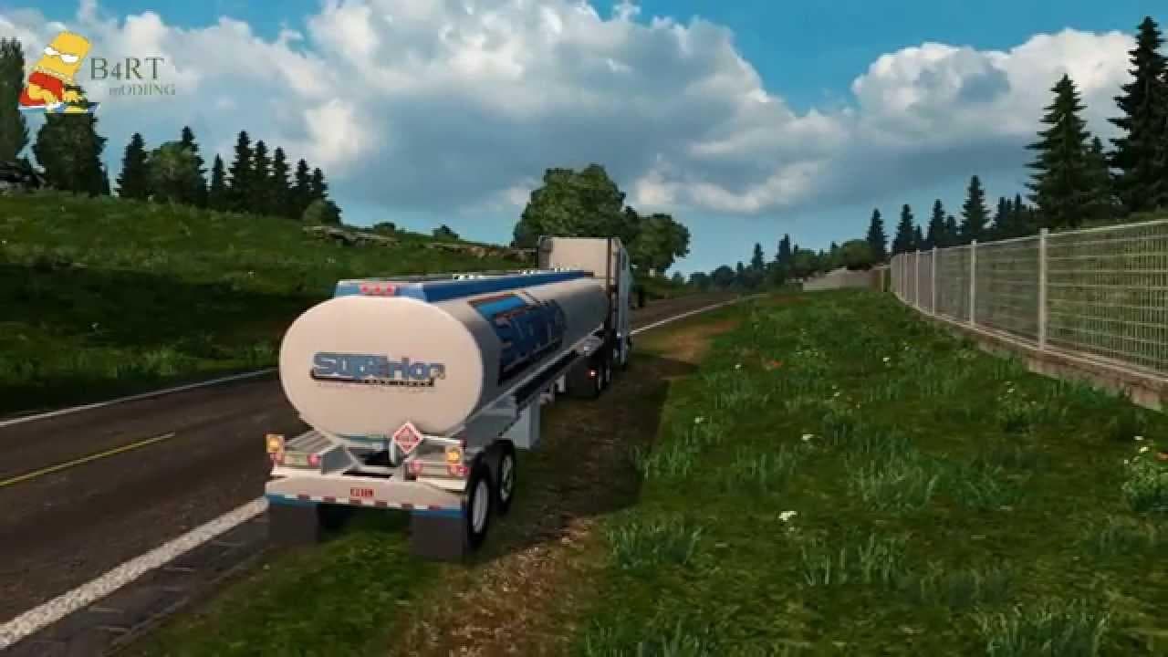 Heil Tanker Trailer 2 Axles – Trailers mod for Euro Truck Simulator 2