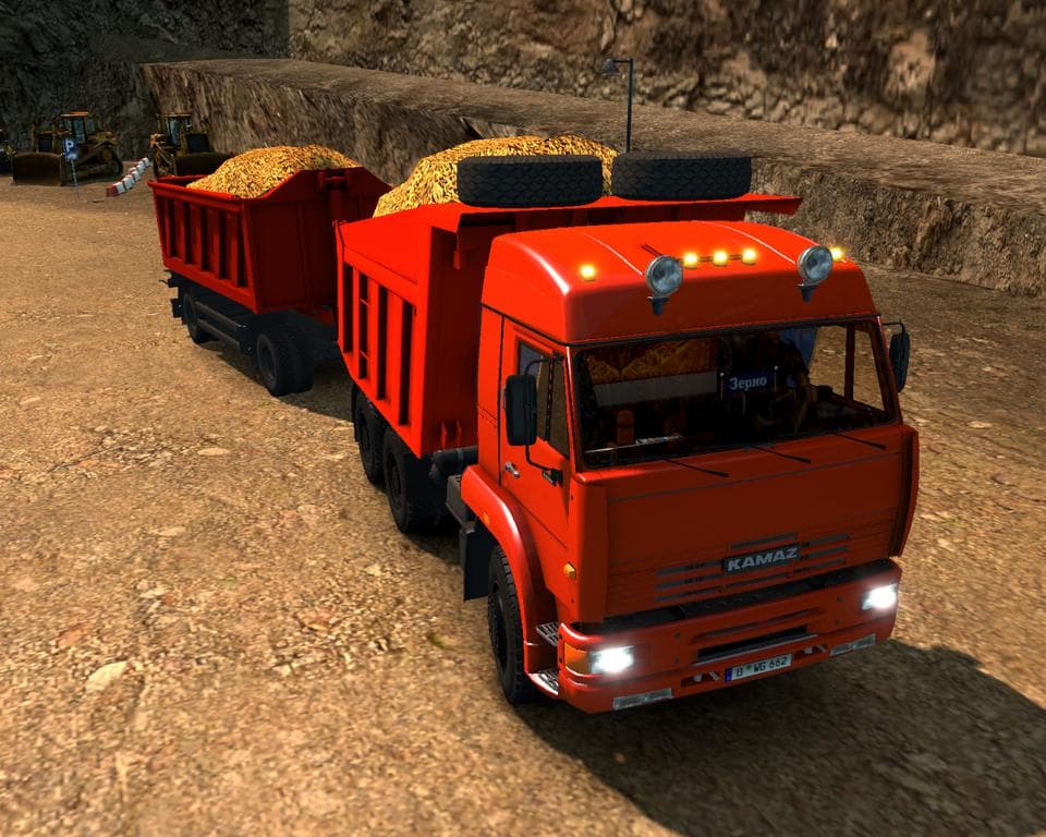 KAMAZ + TRAILER 1.20.X screenshot 3