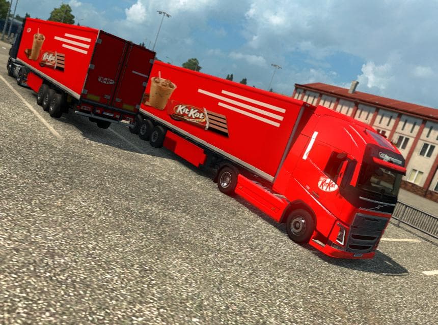 KIT KAT COMBO PACK – Skins mod for Euro Truck Simulator 2