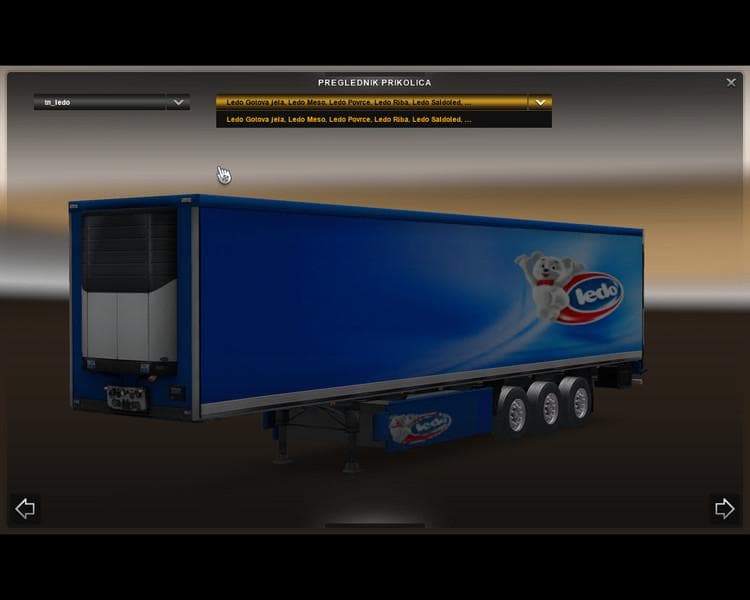 Ledo Trailer – Trailers mod for Euro Truck Simulator 2