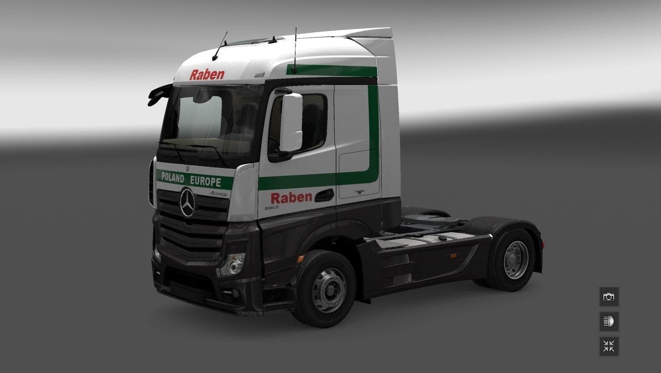 MB RABEN STREAMSPACE 1.20.1 – Skins mod for Euro Truck Simulator 2